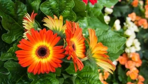 Gerbera Jamesona to uroczy kwiat doniczkowy o wielu kolorowych odmianach.