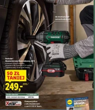 Akumulatorowy klucz udarowy Parkside