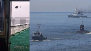 Przejęli tankowiec, obok rosyjskie okręty. Akcja USA na Atlantyku