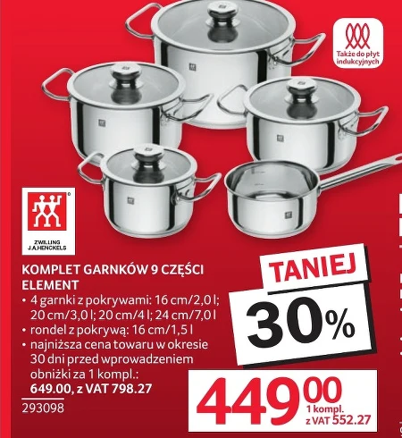 Набір каструль Zwilling