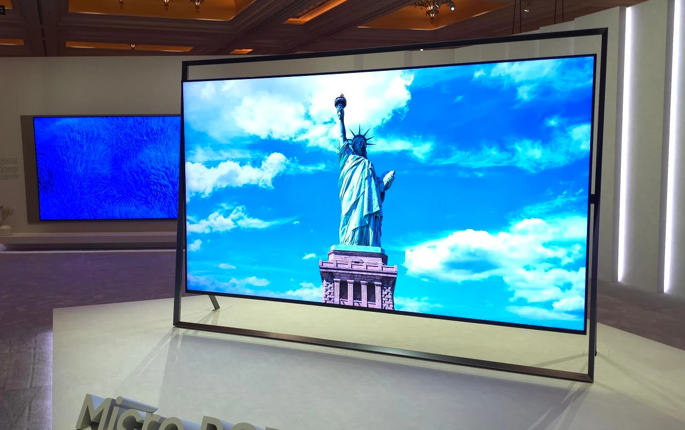 Największy telewizor Micro RGB na świecie. Samsung pokazał go na CES 2026. Największy telewizor Micro RGB na świecie. Samsung pokazał go na CES 2026.