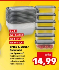 Pojemniki na żywność Spice&Soul