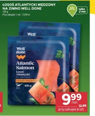 Łosoś wędzony Well done