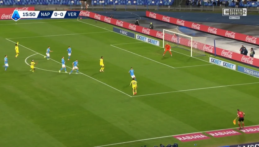  Napoli - Verona. Skrót meczu. WIDEO (Eleven Sports) 