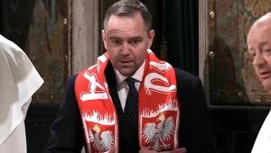 Karol Nawrocki na zeszłorocznej Pielgrzymce Kibiców