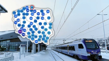 Pogoda w czwartek będzie zimowa w całym. kraju. Na południowym wschodzie spadnie więcej śniegu, a w ocy wrócą mrozy na poziomie -20 stopni