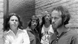 The Doors w okolicach 1968 r. - od lewej: Jim Morrison, John Densmore, Ray Manzarek i Robby Krieger
