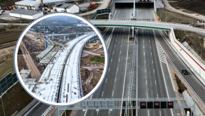 Otwarcie nowego zjazdu z obwodnicy Krakowa odwołane przez śnieg.