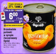 Brzoskwinie połówki Zaczarowany Ogród