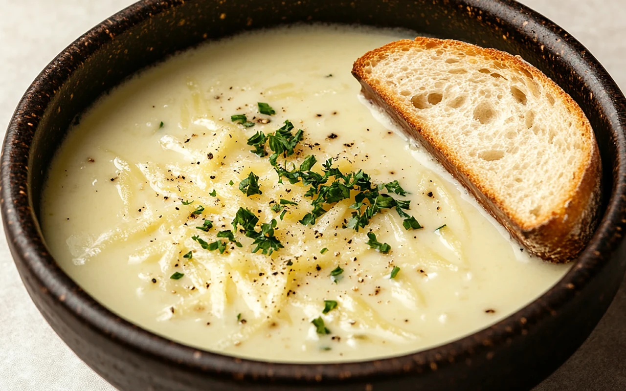 Zupa serowa, którą przygotujesz z 4 składników 