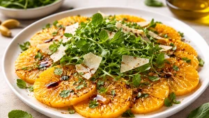 Carpaccio z pomarańczy. Lekka i efektowna przekąska według Emiliano Castagny