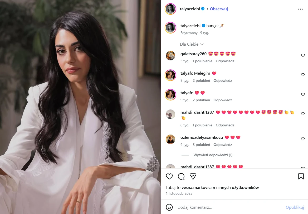 Zdjęcie opublikowane na koncie instagramowym aktorki Zdjęcie opublikowane na koncie instagramowym aktorki