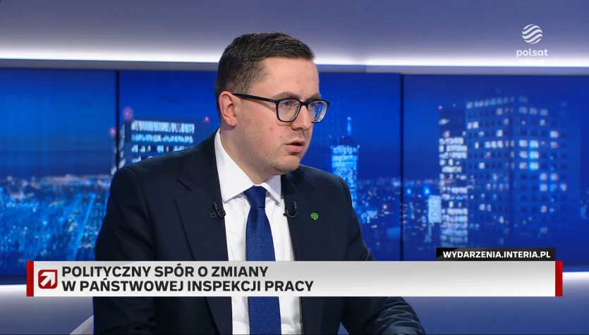 Motyka w ''Gościu Wydarzeń'' o decyzji premiera w sprawie ustawy o PIP: To nie jest złe potraktowanie, tylko ewidentna różnica zdań
