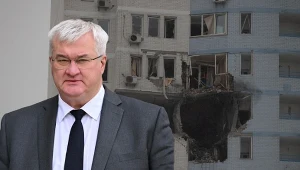 Rosjanie zaatakowali Ukrainę pociskiem hipersonicznym Oresznik. Kijów reaguje. Na zdj. szef MSZ Andrij Sybiha