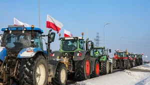 Rolnicy protestujący przeciwko umowie z Mercosurem