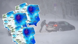 W weekend Polskę nawiedzą intensywne śnieżyce. Według IMGW najwięcej śniegu spadnie w niedzielę, na południu i północy kraju