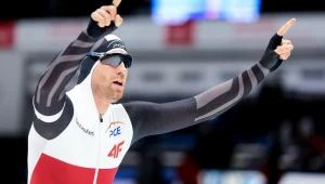 Damian Żurek cieszący się ze złotego medalu ME. Piotr Michalski nie szczędzi koledze komplementów