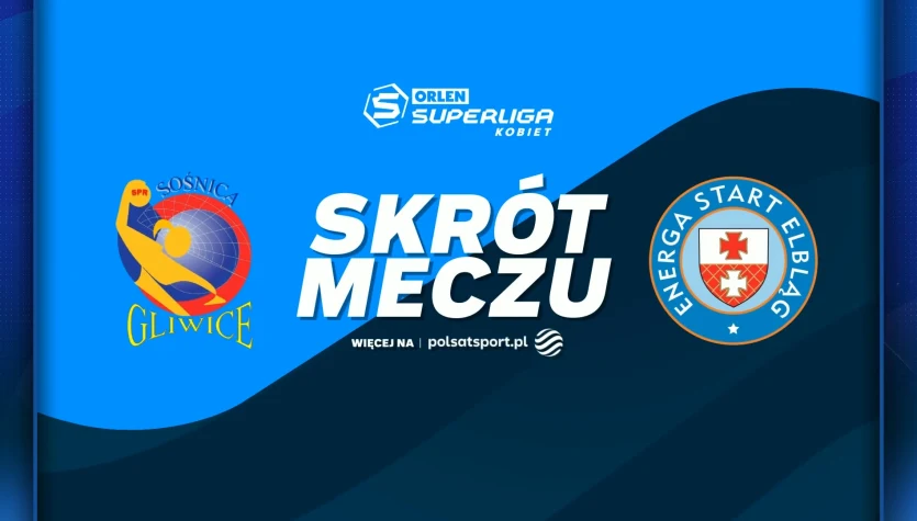 Sośnica Gliwice - Energa Start Elbląg. Skrót meczu. WIDEO
