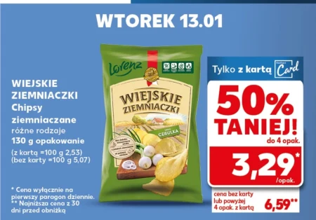 Чіпси Wiejskie ziemniaczki