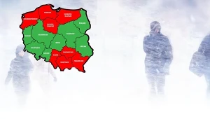 Prognoza pogody. Śnieg, zawieje, zamiecie i mróz paraliżują pół Polski