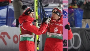 Dawid Kubacki i Kacper Tomasiak (po lewej)