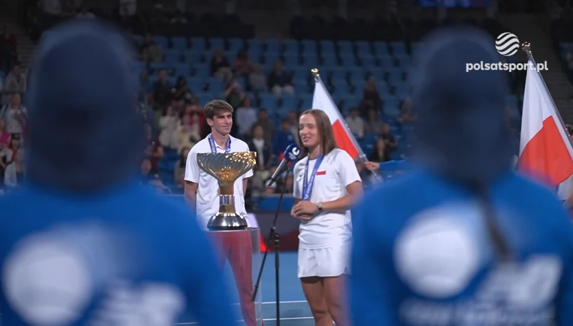 Iga Świątek po wygraniu United Cup: Do trzech razy sztuka