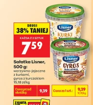 Sałatka gyros Lisner