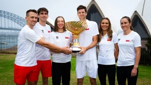 Jan Zieliński (z lewej) zagra w AO w deblu i być może w mikście. Katarzyna Kawa (z prawej) w kwalifikacjach singla. A w mikście z Zielińskim? Nie ma to szans