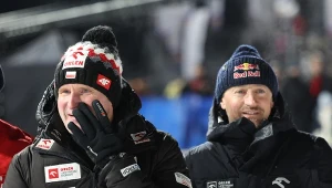 Maciej Maciusiak (po lewej) i Adam Małysz