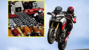 Elektryk ukradł z fabryki Ducati części i gadżety na łączną kwotę 850 tys. zł. / Fot. Arma dei Carabinieri