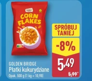 Płatki kukurydziane Golden Bridge