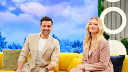 Barbara Kurdej-Szatan i Rafał Szatan w programie halo tu polsat