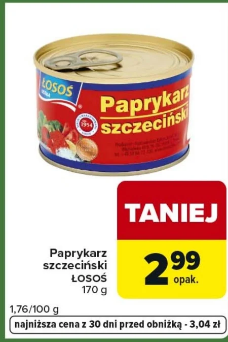 Paprykarz szczeciński Łosoś