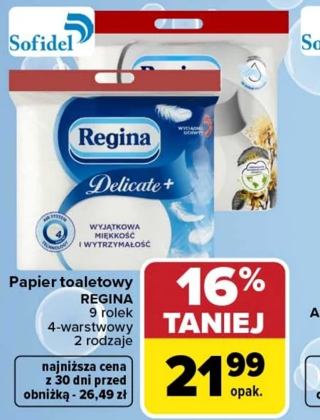 Туалетний папір Regina