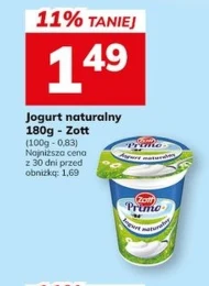 Jogurt naturalny Zott