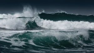 Potężna fala u wybrzeży Argentyny (zdj. ilustracyjne)