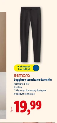 Legginsy termiczne Esmara
