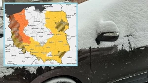 Sypnie śniegiem, będzie zimno i ślisko. IMGW wydało ostrzeżenia dla większości kraju.