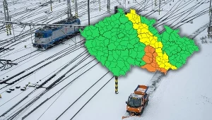 Niebezpieczna gołoledź we wtorek rano opanowała dużą część Czech. Nie kursują niektóre pociągi, spore utrudnienia panują też na lotnisku im. Vaclava Havla w Pradze