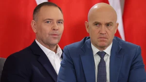 Prezydent Karol Nawrocki i wiceminister sprawiedliwości Dariusz Mazur 