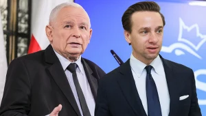 Jarosław Kaczyński odniósł się w swoim wystąpieniu do Krzysztofa Bosaka 