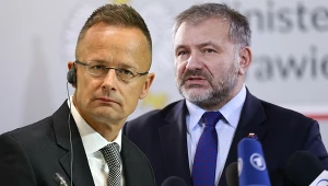 Szef MSZ Węgier Peter Szijjarto i minister sprawiedliwości, prokurator generalny Waldemar Żurek 