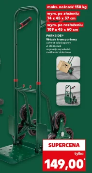 Wózek transportowy Parkside