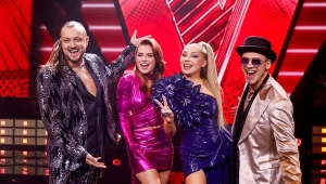 Trenerzy ostatniej edycji "The Voice Kids": Baron, Natasza Urbańska, Cleo i Tomson