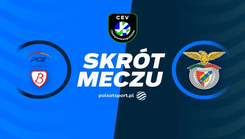 PGE Budowlani Łódź - Benfica Lizbona. Skrót meczu