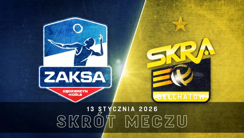 ZAKSA Kędzierzyn-Koźle - PGE GiEK Skra Bełchatów. Skrót meczu