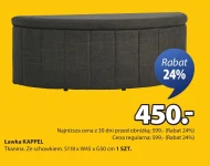 Лавка зі сховищем Kappel