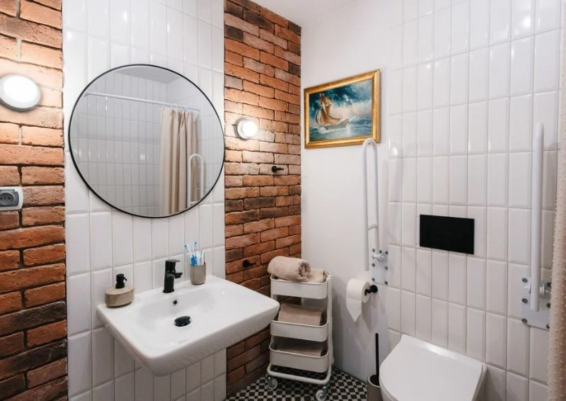 Na domowników czekala odświeżona łazienka