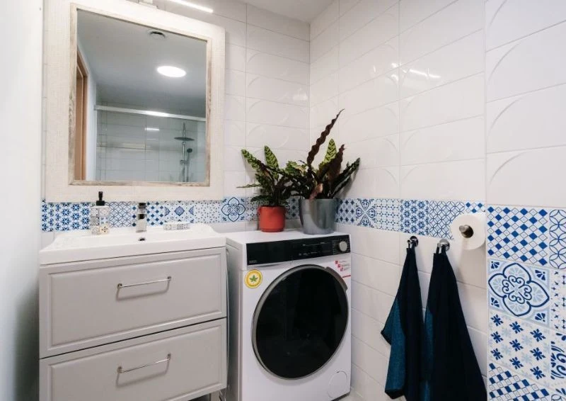 Nowoczesna i przestronna łazienka