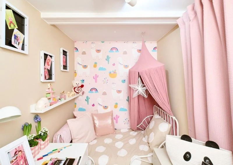 Pokój dziewczynki jest teraz przytulny